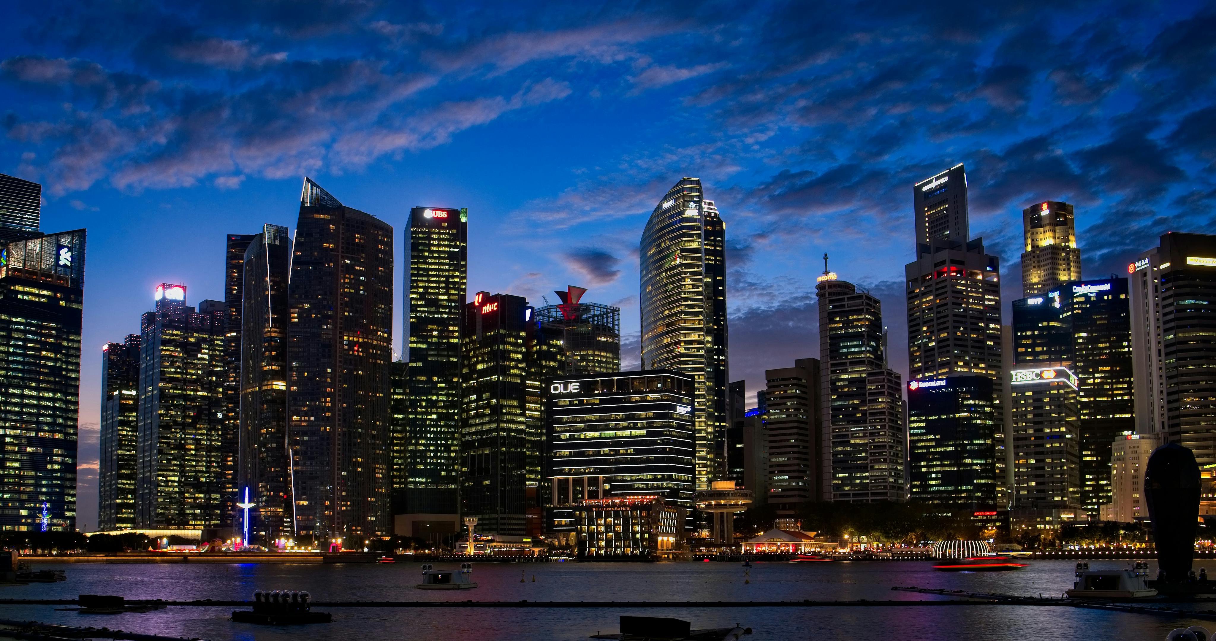 Singapore financial district